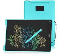 HOMESTEC Jouet Enfant Garcon Cadeau, pour 2, 3, 4, 5, 6 Ans, Tablette a Dessin Enfant 12 Pouces, Jouets éducatifs Effaçables pour Tout-Petits Jouets pour Anniversaire, Pâques, fête des Enfants,Bleu