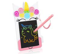 HOMESTEC tablette à dessin pour enfants licorne 4,5 pouces Tableau d'écriture LCD Jouets pour enfants pour 2 3 4 5 6 ans Cadeaux garçons filles