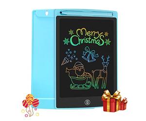 HOMESTEC Tablette d'écriture LCD colorée, Planche à Dessin de 8,5 Pouces Graphique Serrure riture Manuscrite Doodle Pad Enfants Jouets Cadeaux pour garçons Filles (Bleu)