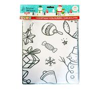 Homestreet Nappe de Noël à colorier, 1,2 x 0,9 m, activités de vacances, loisirs créatifs pour enfants