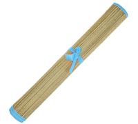 Homestreet Tapis de plage en paille naturelle, facile à rouler pour la plage ou le camping, pour bronzer 175 cm par 60 cm (UN)