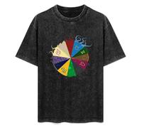 Homestuck God Tier Symbols Game Unisex T-Shirt Printed Tee Black Mens Top Shirt S