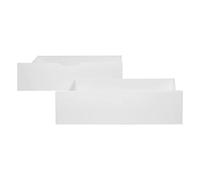 Homestyle4u 2 tiroirs de Rangement Blanc à roulettes pour lit gigogne