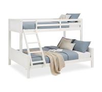 Homestyle4u – Lit superposé 2 couchages 90 x 200 cm & 140 x 200 cm – Bois blanc