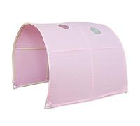 Homestyle4u Lit Tunnel pour Enfant en Bois Rose Taille Unique