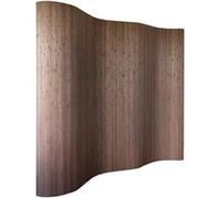 Homestyle4u Paravent Salle diviseur partition bambou brun foncé nouveau