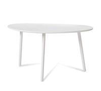 Homestyle4u Table Basse Blanche en Bois de Pin