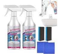 HomeSup Stubborn Stains Cleaner - Stellaya Bathroom Descaler Uses Foam-Cling Technology Formulated to Penetrate Stubborn Oil Stains, Multi-purpose Foam Cleaner - Bid Farewell to Stubborn Stains (2)