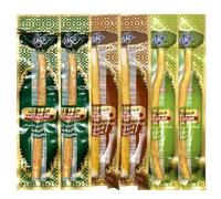 Hometimestore Bâtonnets Miswak Naturels Brosse à dents Baton Siwak pour des dents et des gencives saines ainsi qu'une haleine fraîche Soins dentaires quotidiens, (Original, Girofle, Menthe) 6 pièces