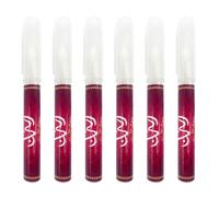 Hometimestore Bâtonnets Naturels Miswak avec étui brosse à dents pour des dents et des gencives saines ainsi qu'une haleine fraîche Soins dentaires quotidiens sans additifs, Rouge 6 pièces