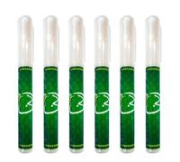 Hometimestore Bâtonnets Naturels Miswak avec étui brosse à dents pour des dents et des gencives saines ainsi qu'une haleine fraîche Soins dentaires quotidiens sans additifs, Vert 6 pièces