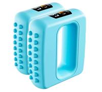 Hometoolix Full Body Fascia Massage Ring, Hometoolix Multifunctional Fascia Ring, Quiet Operation, With An Adjustable Fastening Strap, For Hands Thighs, Arms, Or Back (Blue*2pcs)