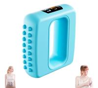 Hometoolix Full Body Massage, Hometoolix Massage Gun, 5 Intensity Vibration, Portable Lightweight Massager, 3D Massages Nodes, with Adjustable Fastening Strap,for Muscle Relaxation (Blue)