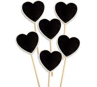 HomeTools.eu Lot de 6 Panneaux de Plantes en Bois Classique pour Jardin d'herbes et de Jardin 18 cm