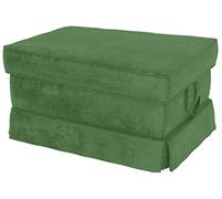 HomeTown Market Housse de canapé résistante de Remplacement Compatible for IKEA Ektorp Housse de canapé Slipcover Uniquement. Canapé Non Inclus. (Velours Verte ottomane)