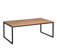 HomeTrends4You Jakarta 2 Table Basse, MDF, Marron, 110x60cm, Höhe 43cm