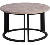 HomeTrends4You New York Table Basse en Bois Aspect béton