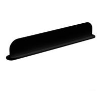 HomeVortex 1 protection anti-éclaboussures en silicone réutilisable pour évier, séparateur de comptoir (noir)