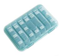 HomeVortex 7. Pilulier de jour, avec 21 compartiments, pour le matin et le soir, étui à médicaments hebdomadaire portable, avec couvercle blindé, opération à une main (D)