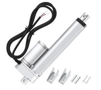 HomeVortex Actionneur linéaire robuste en alliage d'aluminium 12 V, 1000 N, 1000 N pour voiture, camping-car, ouvre-porte électrique, fenêtre agricole industrielle (100 mm)