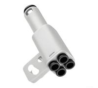 HomeVortex Adaptateur 4 en 1 PTFE pour Bambu Lab X1 P1 X1C X1E P1S P1P pour imprimantes 3D avec quatre entrées de module d'alimentation