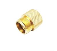 HomeVortex Adaptateur de gaz en laiton CGA600 vers 7/16Z Convertisseur pour bidon de butane Réchaud de camping Réservoir de carburant Recharge Randonnée