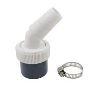 HomeVortex Adaptateur de vidange de machine à laver 3 voies 2 en 1 connecteur de type Y pour rallonge de tuyau ramifié en plastique blanc 9,5 x 8,5 x 4,5 cm gain de place anti-fuite pour une