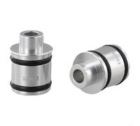 HomeVortex Adaptateur d'essieu traversant pour vélo à dégagement rapide, kit de conversion de moyeu de 15 mm à 9 mm, essieu léger en alliage d'aluminium CNC, pour cadre de roue de vélo, compatibilité