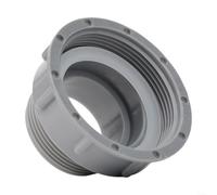 HomeVortex Adaptateur d'évier de cuisine, pour réducteur de tuyau de vidange, raccord fileté, rallonge de robinet en plastique gris, 57-46 mm, 58-46 mm, 60-46 mm (60-46 mm)