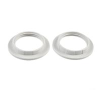 HomeVortex Adaptateur E27 pour Abat-jour, Bague de Fixation Noire(E27 white)