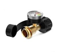 HomeVortex Adaptateur pour gaz Propane avec Manomètre pour Bouteille pour qcc1