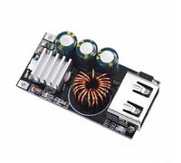 HomeVortex Adaptateur USB pour QC3.0 rapide pour module abaisseur de charge, DC 5-32 V 24 W avec dissipateur thermique, protection contre les surintensités pour projets électroniques de bricolage