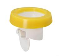 HomeVortex Bague d'étanchéité pour bride de toilette avec technologie colloïde huileuse à haute moléculaire anti-odeur design épais pour tuyaux d'égout de 100 à 110 mm, fonction d'ouverture et
