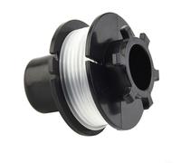 HomeVortex Bobine de rechange, avec ligne, pour débroussailleuse électrique Toro, 0,065" x 3 m, compatible avec les modèles 51241 51460 51464 51467, installation sans outil