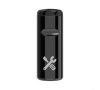 HomeVortex Bocal de rangement pour outils de réparation de vélo, bouteille scellée en polypropylène amélioré, 195 x 74 mm, récipient étanche portable, pour tubes de rechange et outils, compatible avec