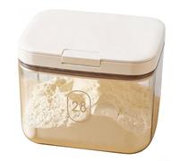 HomeVortex Boîte de rangement pour détergent à lessive avec couvercle, récipient scellé pour poudre à laver, farine, riz, grande capacité 2,8/4,5/5,5 L, organiseur de cuisine transparent pour la