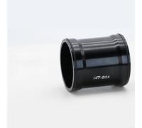 HomeVortex Boîtier de pédalier fileté T47 en alliage d'aluminium de 47 mm ID pour pédalier de 24 mm 29 mm Coque BB 68-73 mm avec roulements scellés P5 pour pièces de vélo Noir (T47-24 B)