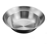 HomeVortex Bol vintage en acier inoxydable avec chapeau de paille - Motif flocon de neige rétro - Pour sauce barbecue coréenne - Base polie (B)