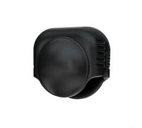 HomeVortex Bouchon d'objectif flexible en silicone pour Insta360 pour X5 et X4, étui de protection avec design antichoc, accessoire de voyage compact de 8,5 cm pour objectif d'appareil photo, noir
