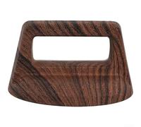HomeVortex Bouton de couvercle de casserole résistant à la chaleur, poignée grain de bois, avec écrou en acier inoxydable, remplacement ergonomique, pour batterie de cuisine de 0,5 à 1,2 cm de