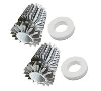 HomeVortex Brosse 61020601, avec 6101611-R4 pour anneau, pour Dolphin M400 M500, Astralpool pour Pulit E70 E80 E90, Active 4 5, pièce de rechange pour nettoyeur de piscine (4 pièces)