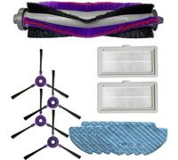 HomeVortex Brosse principale, brosse latérale et chiffon de rechange pour aspirateur robot Samsung VR5000RM, pour nettoyage profond de tapis et sols durs