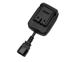 HomeVortex Câble adaptateur de batterie 18 V, pour BL1830 BL1840 BL1850 vers convertisseur d'outils électriques Dayi pour A3 2106, avec borne, boîtier en plastique noir, pour haute puissance (pour
