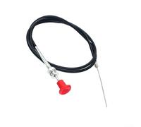 HomeVortex Câble d'arrêt E5NN9C331EA compatible avec les tracteurs Holland 2000 2600 3000 3600 233 333, accessoire de tondeuse à gazon à faible friction pour un contrôle fluide du moteur