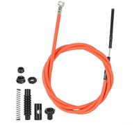 HomeVortex Câble de frein pour trottinette électrique, câble métallique de 134 cm pour Xiaomi 4 Lite 2ème génération - Pièce de rechange orange résistant à l'usure facile à installer