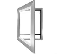 HomeVortex Cadre photo double face pour enfants, pour format A4 avec façade en acrylique et dos en MDF, peut contenir 50 à 150 dessins, portefeuille double face pour projets d'enfants, suspension