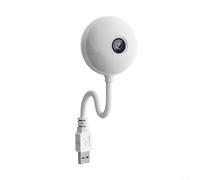 HomeVortex Caméra de sécurité intérieure WiFi 2K 3MP HD Moniteur vidéo avec vision nocturne Audio bidirectionnel Détection de mouvement Accès à distance Contrôle par application pour la maison et le