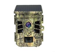 HomeVortex Caméra solaire 32 MP pour caméra de trail avec vidéo 4K, étanche IP66 pour jardin, déclencheur de mouvement 0,2 s, connectivité WiFi et BT, batterie 2600 mAh
