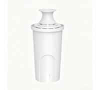 HomeVortex Cartouche de filtre à eau au charbon actif, noyau en coquille de noix de coco, pour pichet et distributeur, impuretés en polypropylène, améliore le goût, blanc, 12,3 x 6 x 6 cm (1 pièce)