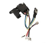 HomeVortex Commutateur de gâchette pour perceuse, compatible avec 6506549 HR202D BHR202RFE DHR202 BHR202 DHR202RME DHR202Z, 16 A 7,2 V-24 V Pièce de rechange pour outil électrique Noir